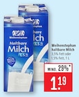 haltbare Milch 3,5% Fett Angebote von Weihenstephan bei Marktkauf Schwäbisch Gmünd für 1,19 €
