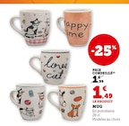 MUG en promo chez Super U MUG dans le catalogue Super U