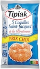 5 Coquilles Saint-Jacques à la Normande - Tipiak - Supermarchés Match à Lille 5 Coquilles Saint-Jacques à la Normande - Tipiak en promo chez Supermarchés Match Lille à 6,99 €