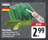 EDEKA Demitz-Thumitz - Mini-Gurken Angebot im Prospekt Mini-Gurken bei EDEKA im Demitz-Thumitz Prospekt für 2,99 €