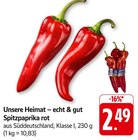 Spitzpaprika rot Angebote von Unsere Heimat – echt & gut bei EDEKA Mainz für 2,49 €