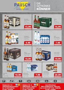 Krombacher im aktuellen Getränkefachmarkt Rausch Prospekt (Wetzlar) Krombacher im Getränkefachmarkt Rausch Prospekt "DIE GETRÄNKEKÖNNER" mit 2 Seiten (Wetzlar)