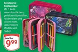 Aktuelle Schulbedarf Angebote bei GLOBUS in Erfurt Aktuelles Schüleretui Tripledecker Angebot bei GLOBUS in Erfurt ab 9,99 €