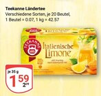 Ländertee Angebote von Teekanne bei GLOBUS Ludwigshafen für 1,59 €