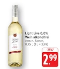 0,0% Wein alkoholfrei im Angebot bei E center in Pirmasens 0,0% Wein alkoholfrei Angebote von Light Live bei E center Pirmasens für 2,99 €