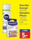 Rasiergel oder Hansaplast Pflaster im Angebot bei famila Nordost in Falkensee Rasiergel oder Hansaplast Pflaster Angebote von Nivea Men bei famila Nordost Falkensee für 5,00 €