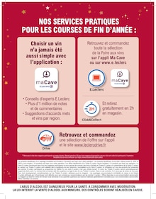 Catalogue E.Leclerc à Yerres cette semaine, valable du 09/12/2025 au 20/12/2025 Prospectus E.Leclerc à Yerres, "SPÉCIAL CAVE DE NOËL à prix E.LECLERC", 16 pages de promos valables du 09/12/2025 au 20/12/2025