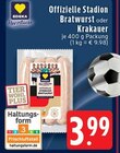 Aktuelles Offizielle Stadion Bratwurst Angebot bei EDEKA in Mönchengladbach ab 3,99 €