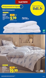 Couette en promo dans le catalogue Lidl à la page 42