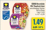 MSC Thunfisch Salat im Angebot bei diska in Hof MSC Thunfisch Salat Angebote von EDEKA Herzstücke bei diska Hof für 1,49 €