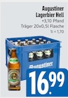 Lagerbier Hell im Angebot bei E xpress in München Lagerbier Hell Angebote von Augustiner bei E xpress München für 16,99 €