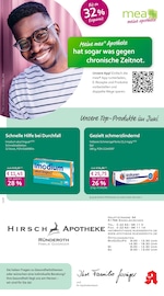 mea - meine apotheke Apotheken Prospekt der aktuellen Woche mit 4 Seiten, gültig von 01.06.2026 bis 30.06.2026, in Gummersbach und Umgebung Aktueller mea - meine apotheke Apotheken Prospekt in Gummersbach und Umgebung, "Unsere Juni-Angebote" mit 4 Seiten, 01.06.2026 - 30.06.2026