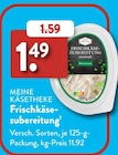 Frischkäsezubereitung von Meine Käsetheke im aktuellen ALDI SÜD Prospekt für 1,49 €