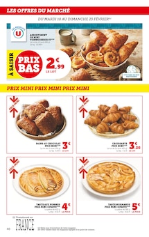 Promo Pain Au Chocolat dans le catalogue Hyper U du moment à la page 40