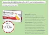 LINDA Premiumapotheke Nördlingen - Flurbiprofen 8,75 mg Lutschtabletten 24 Lutschtabletten Angebot im Prospekt Flurbiprofen 8,75 mg Lutschtabletten 24 Lutschtabletten bei LINDA Premiumapotheke im Nördlingen Prospekt für 9,90 €