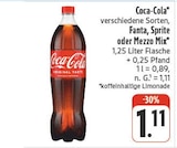 Coca-Cola, Fanta, Sprite oder Mezzo Mix Angebote bei nah und gut Würzburg für 1,11 €