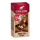 Tablettes de chocolat "lot de 4" - CÔTE D'OR en promo chez Carrefour Palaiseau à 9,34 €