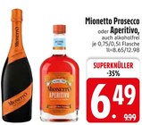 Prosecco Angebote von Mionetto bei EDEKA Regensburg für 6,49 €