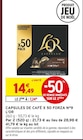 Capsules de café x50 Forza N°9 - L'OR en promo chez Intermarché Super Draveil à 7,24 €