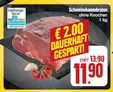 E center Hüttengrund - Schweinekammbraten Angebot im Prospekt Schweinekammbraten bei E center im Hüttengrund Prospekt für 11,90 €