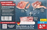 Aktuelles Halbes Schwein Angebot bei Netto Marken-Discount in Remscheid ab 3,33 €