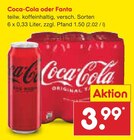 Coca-Cola im Angebot bei Netto Marken-Discount in Dillingen Coca-Cola Angebote von Coca-Cola bei Netto Marken-Discount Dillingen für 3,99 €
