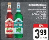 Saure Kirsche oder Pfefferminz von Nordbrand Nordhausen im aktuellen EDEKA Prospekt für 3,99 €