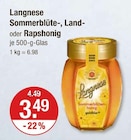 Sommerblüte Honig im V-Markt Prospekt Sommerblüte Honig von Langnese im aktuellen V-Markt Prospekt für 3,49 €