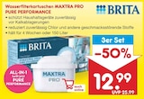 Filterkartusche im Netto Marken-Discount Prospekt MAXTRA PRO PURE PERFORMANCE von BRITA im aktuellen Netto Marken-Discount Prospekt für 12,99 €