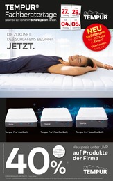 XXXLutz Möbelhäuser Prospekt für Kevelaer: "TEMPUR Fachberatertage", 4 Seiten, 23.06.2025 - 29.06.2025