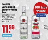 Aktuelles Carta Blanca Superior White Rum Angebot bei Trinkgut in Regensburg ab 11,99 €