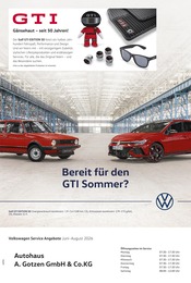 Volkswagen Werkstatt & Auto Prospekt der aktuellen Woche mit 1 Seite, gültig von 01.06.2026 bis 31.08.2026, in Zülpich und Umgebung Aktueller Volkswagen Werkstatt & Auto Prospekt in Zülpich und Umgebung, "Mehr Platz. Mehr Möglichkeiten." mit 1 Seite, 01.06.2026 - 31.08.2026