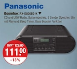 Boombox RX-D500EG-K im V-Markt Prospekt Boombox RX-D500EG-K von Panasonic im aktuellen V-Markt Prospekt für 111,00 €