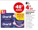 Dentifrice - Oral-B en promo chez Super U Dentifrice - Oral-B dans le catalogue Super U