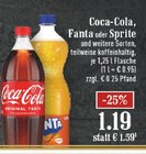 Aktuelle Coca Cola Angebote bei EDEKA in Hilden Aktuelles Coca-Cola, Fanta oder Sprite Angebot bei EDEKA in Hilden ab 1,19 €