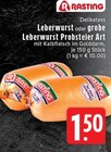 Leberwurst Angebote von Rasting bei EDEKA Mönchengladbach für 1,50 €