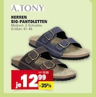 Aktuelle Hausschuhe Angebote bei E center in Darmstadt Aktuelles Herren Bio-Pantoletten Angebot bei E center in Darmstadt ab 12,99 €