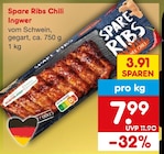 Aktuelles Spare Ribs Chili Ingwer Angebot bei Netto Marken-Discount in Moers ab 7,99 €