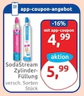 Zylinder-Füllung von SodaStream im aktuellen budni Prospekt