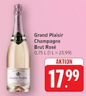 Champagne Brut Rosé Angebote von Grand Plaisir bei E center Filderstadt für 17,99 €