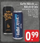 Kölsch im Angebot bei EDEKA in Bielefeld Kölsch Angebote von Gaffel bei EDEKA Bielefeld für 0,99 €