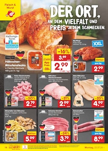 Fleisch im Netto Marken-Discount Prospekt "Aktuelle Angebote" mit 51 Seiten (Karlsruhe)