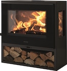 Poêle à bois PANADERO JAVA 3v ecodesign noir, 5.9 kW en promo chez Weldom Villepinte à 1 120,00 €