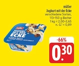 Joghurt mit der Ecke bei EDEKA im Lohr Prospekt für 0,30 €