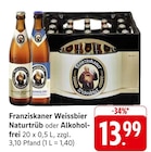 Weissbier Naturtrüb im Angebot bei EDEKA in Lörrach Weissbier Naturtrüb Angebote von Franziskaner bei EDEKA Lörrach für 13,99 €