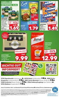 Warsteiner im aktuellen Kaufland Prospekt (Görlitz) Warsteiner im Kaufland Prospekt "KNÜLLER" mit 54 Seiten (Görlitz)