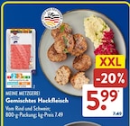 Gemischtes Hackfleisch von Meine Metzgerei im aktuellen ALDI SÜD Prospekt für 5,99 €