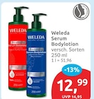 Straffende Serum Bodylotion von Weleda im aktuellen budni Prospekt