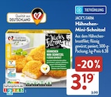 Hähnchen-Mini-Schnitzel von Jack's Farm im aktuellen ALDI SÜD Prospekt für 3,19 €