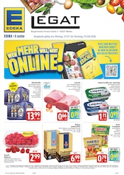 Fisch im EDEKA Prospekt in Weiden Aktueller EDEKA Prospekt mit Fisch, "Wir lieben Lebensmittel!", Seite 1